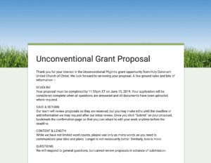 Link to Grant Proposal form